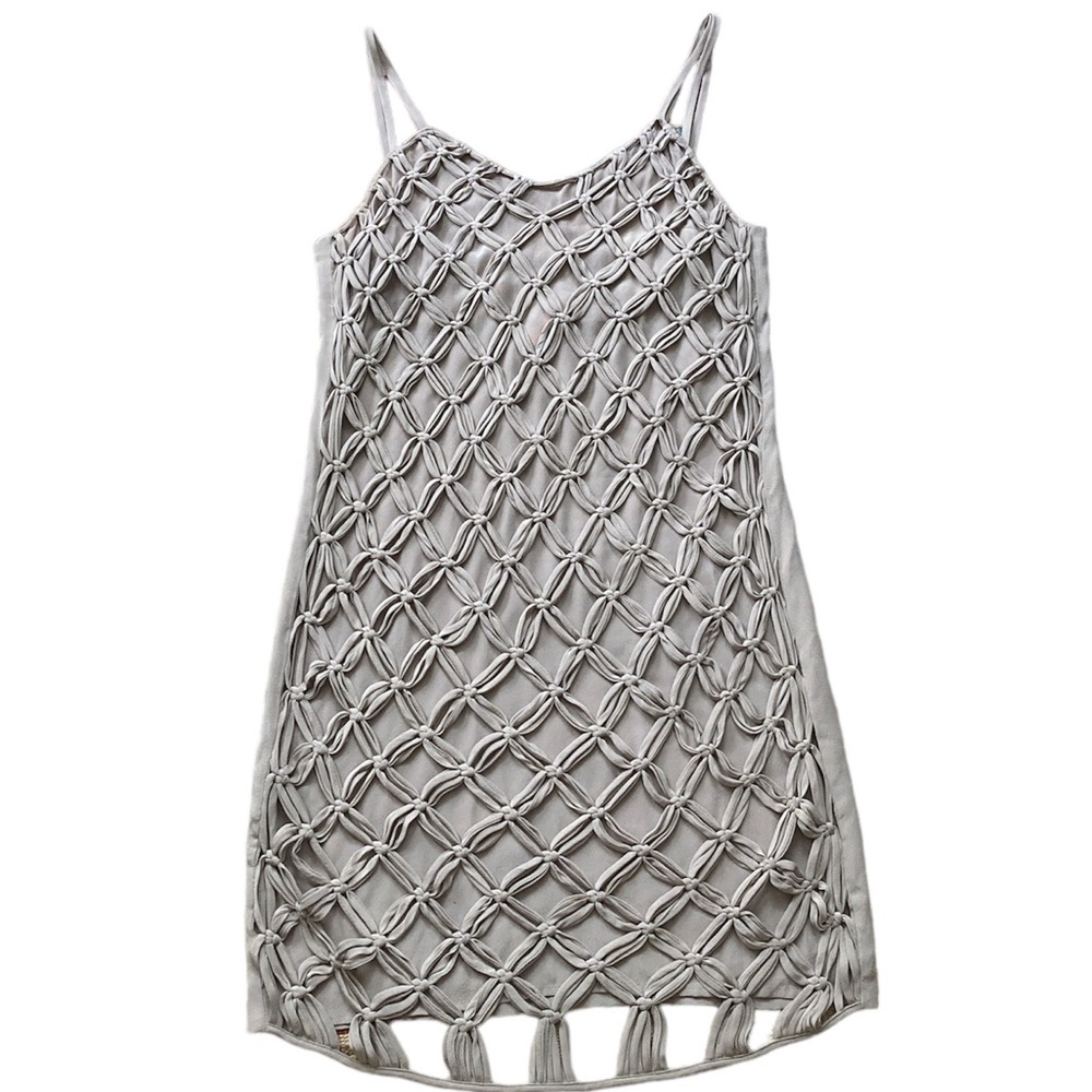 Madison Marcus Front Overlay Knot Silk Dress - Picture 2 of 12